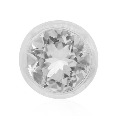 Ciondolo in argento con Topazio Bianco (MONOSONO COLLECTION)