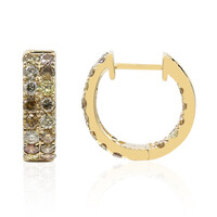 Orecchini in oro con Diamante Fancy SI2 (CIRARI)