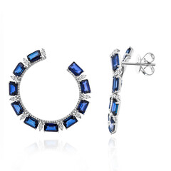 Orecchini in oro con Zaffiro Blu (AMAYANI)