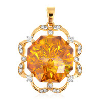Ciondolo in oro con Sfalerite (AMAYANI)
