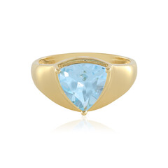 Anello in argento con Topazio Blu Cielo