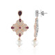 Orecchini in argento con Perla d'Acqua Dolce Bianca (Dallas Prince Designs)