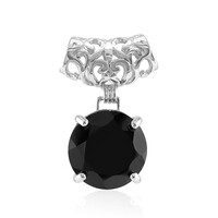 Ciondolo in argento con Spinello Nero