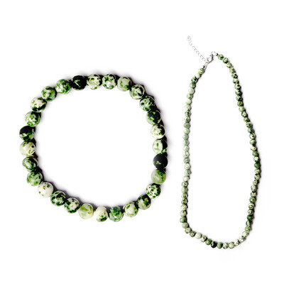 Collana in argento con Agata Dendritica