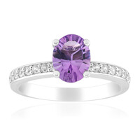 Anello in argento con Ametista