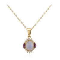 Collana in argento con Opale di Welo