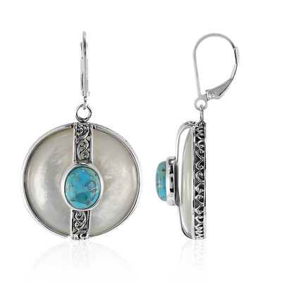 Orecchini in argento con Madreperla (Art of Nature)