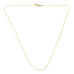 Catenina Serpentina regolabile con cursore in argento 925 placcato oro giallo - 61 cm - 3,38 g