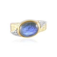 Anello in argento con Labradorite