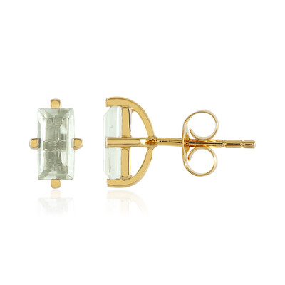 Orecchini in argento con Ametista Verde