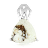 Ciondolo in argento con Magnesite