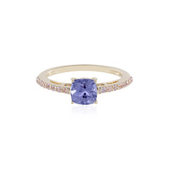 Anello in oro con Tanzanite