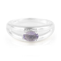 Anello in argento con Iolite del Madagascar