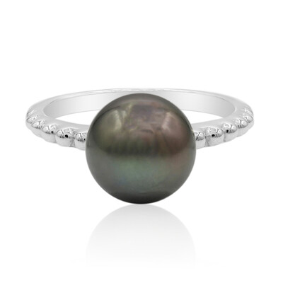 Anello in argento con Perla di Acqua Dolce (TPC)