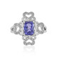 Anello in argento con Tanzanite