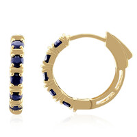 Orecchini in argento con Zaffiro Midnight Blue