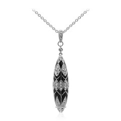 Collana in argento con Marcassite Cromo a specchio (Dallas Prince Designs)