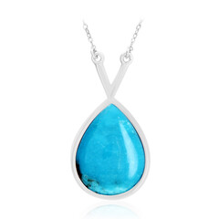 Collana in argento con Turchese Kingman (Anne Bever)