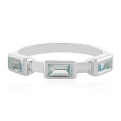 Anello in argento con Topazio Blu Cielo