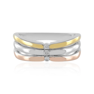 Anello in argento con Diamante I3 (J)