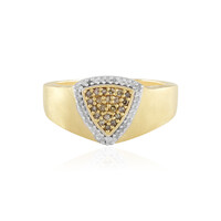 Anello in argento con Diamante Cioccolato I3