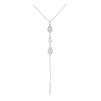 Collana in argento con Pietra di Luna Arcobaleno