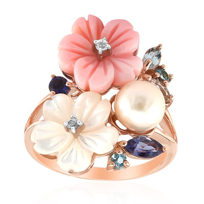 Anello in argento con Madreperla