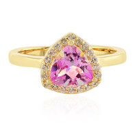 Anello in argento con Topazio Anniversario