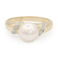 Anello in oro con Perla Akoya (TPC)
