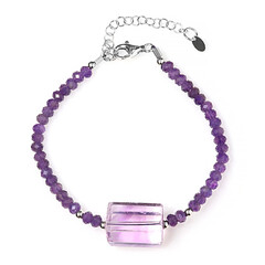 Bracciale in argento con Ametista