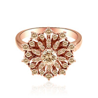 Anello in oro con Diamante Rose de France SI1 di Argyle