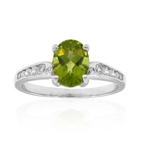 Anello in argento con Peridoto