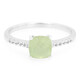 Anello in argento con Prehnite