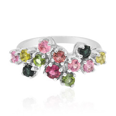 Anello in argento con Tormalina Rosa