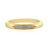 Anello in argento con Diamante I4 (J)