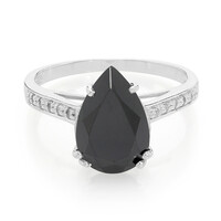 Anello in argento con Spinello Nero