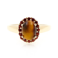Anello in oro con Occhio di Tigre