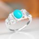 Anello in argento con Turchese Sleeping Beauty