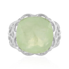 Anello in argento con Prehnite