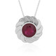 Collana in argento con Rubino del Madagascar (de Melo)