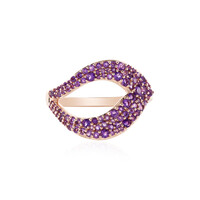 Anello in argento con Ametista