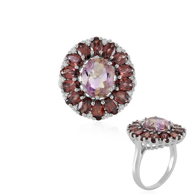 Anello in argento con Ametrina