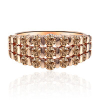 Anello in oro con Diamante Rose de France SI1 di Argyle