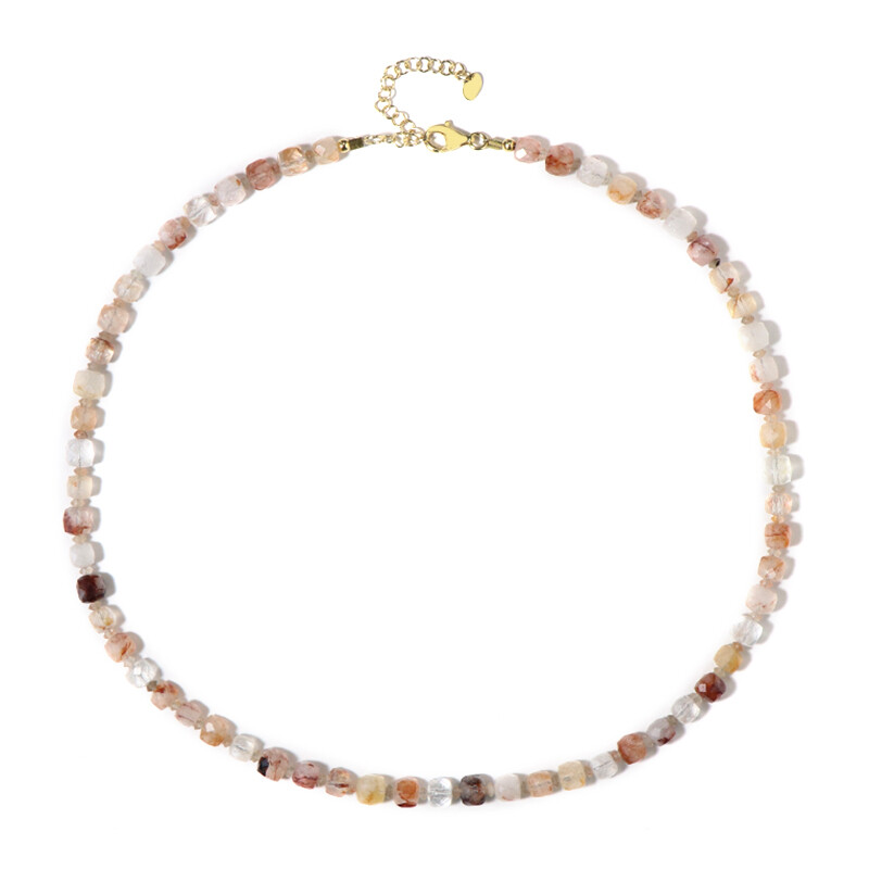 Joanna collana donna con fiore in argento 925 - Gioielli Argento Store