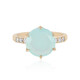 Anello in oro con Opale Paraiba (AMAYANI)