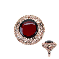 Anello in argento con Ambra Baltica