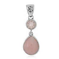 Ciondolo in argento con Opale Andino Rosa