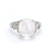 Anello in argento con Quarzo Rosa Angelandia