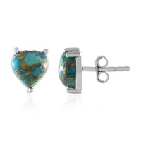 Orecchini in argento con Turchese Ramato Blu Mohave (Faszination Türkis)