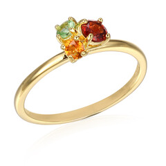 Anello in argento con Granato